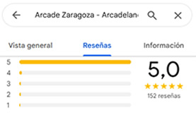 Google 5 estrellas